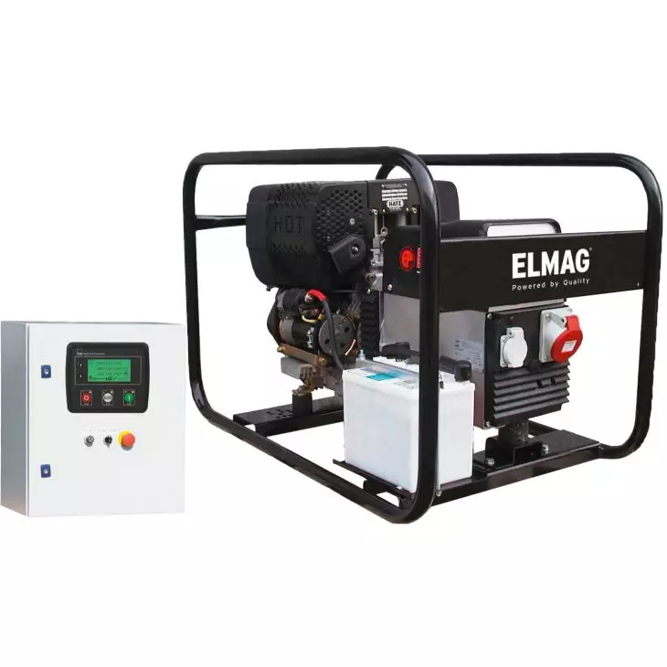 ELMAG Diesel-Stromerzeuger SED 7000WDE-ASS-DSE4520, Notstrom-Komplettpakete (ASS), Hatz 1B40, 7 kVA (400 V), 3,8 kVA (230 V)