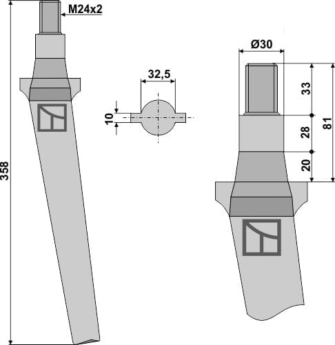 BLRH6 Kreiseleggenzinken - passend zu Remac