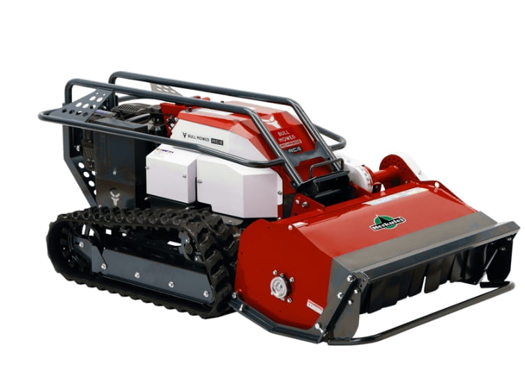 Herkules Raupen Schlegelmäher mit Fernsteuerung – 80 cm Böschungsmulcher mit Elektrofahrantrieb