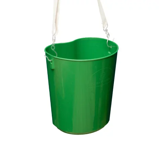 Eimer, Garten, Grün, Metall, Tragegurt