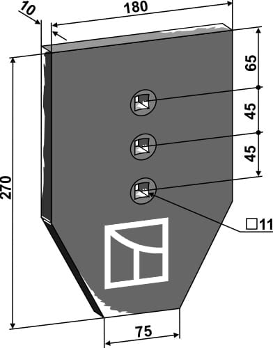 ET75041 Verschleißteil - passend zu Köckerling 200356