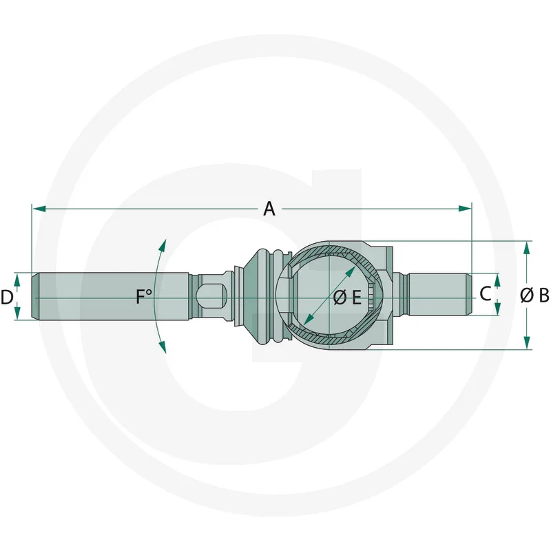 Universaler Gelenk, Mechanische Kupplung, Antriebsstrang, Kreuzgelenk, Wellenzubehör