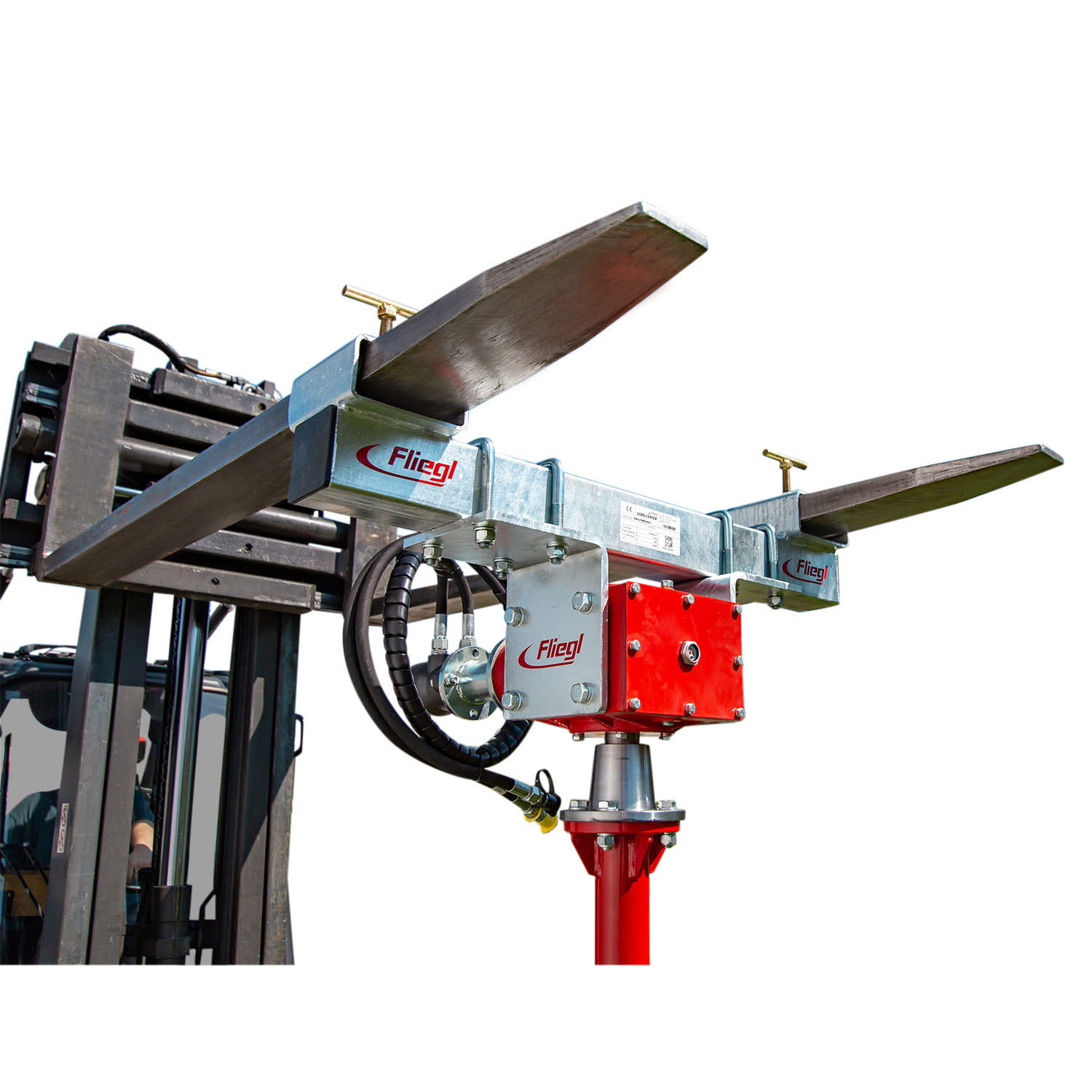 Fliegl Erdbohrer hydraulisch mit Stapleraufnahme – Profi Erdlochbohrer bis 300 mm