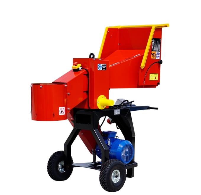 Remet RE-100 Wood Chipper – 7.5 kW Electric Chipper | Powerful Wood Shredder up to 90 mm