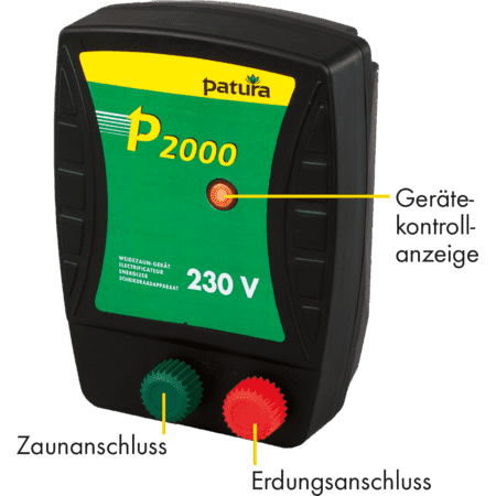 Patura Weidezaun Netzgerät 230V - P2000