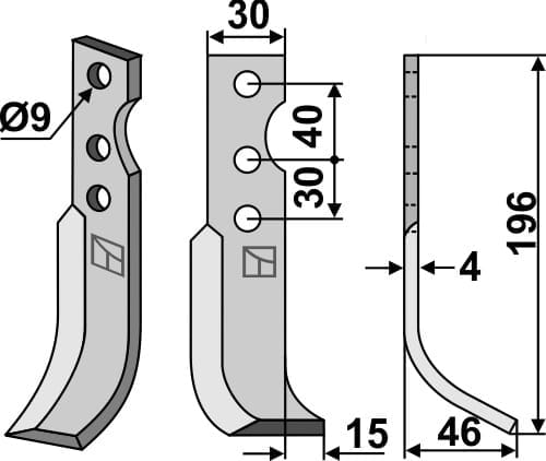 BL6275 Fräsmesser SOL-02R
