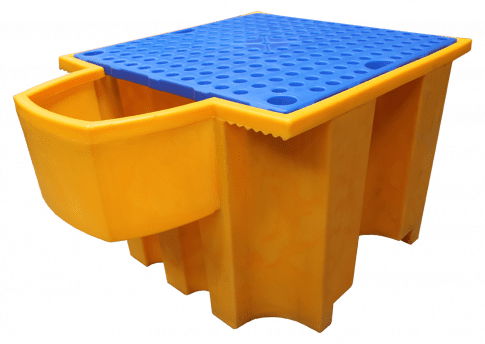 EMP IBC Auffangwanne 1100 Liter - mit Abfüllbereich