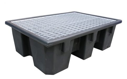 EMP  Auffangwanne für 2 Fässer -  240 L - unterfahrbar