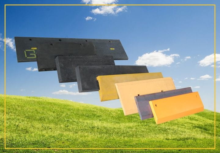 Bressel und Lade Schürfleisten / Bürsten / Schotterzähne