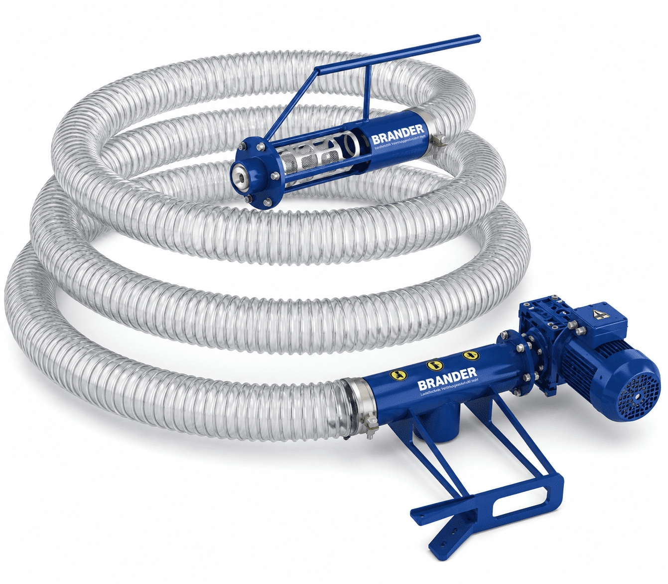 Flexible Förderschnecke 12 m | 400V Antrieb | Schüttgutförderer bis 9 t/h