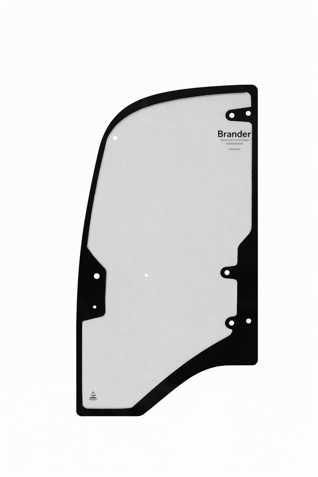 Weidemann right-hand door window - cab LK174-1
