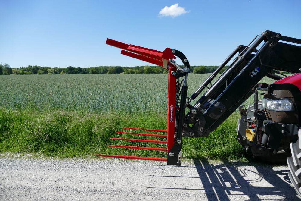 Düvelsdorf Ballenspieß 1850mm / hydraulisch - Euroaufnahme