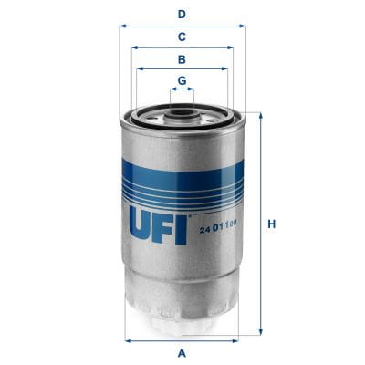 BL24.011.00 UFI Filter 24.011.00 Kraftstofffilterelement