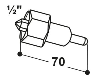 Suevia Stiftventil Mod. 890 Edelstahl