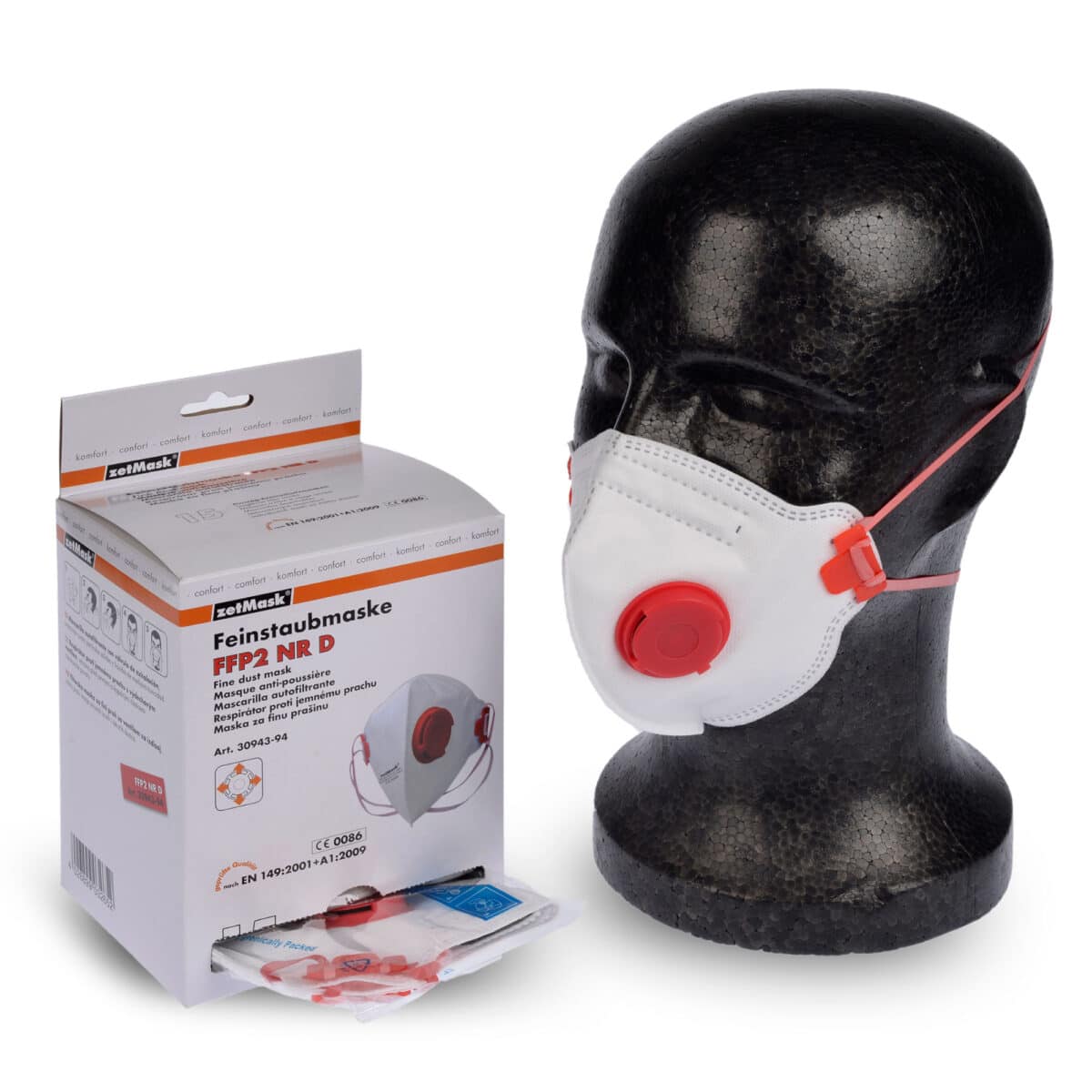 ZetMask® ZVG Feinstaubfiltermaske FFP2 NR D
