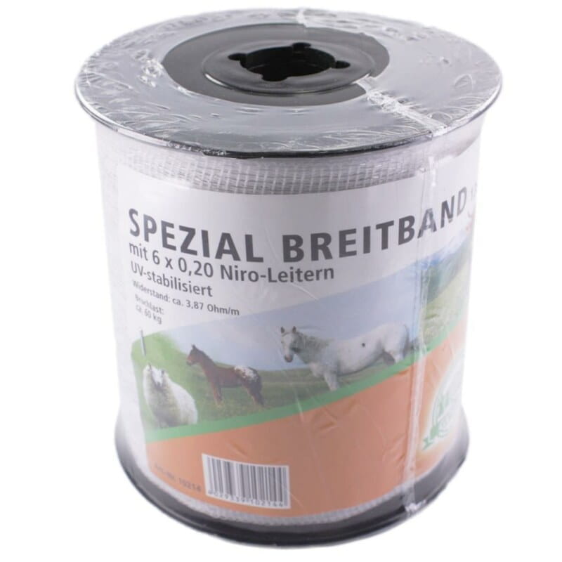 10214 Weidezaunband »Spezial« Breitband · 13mm, 200m, weiß
