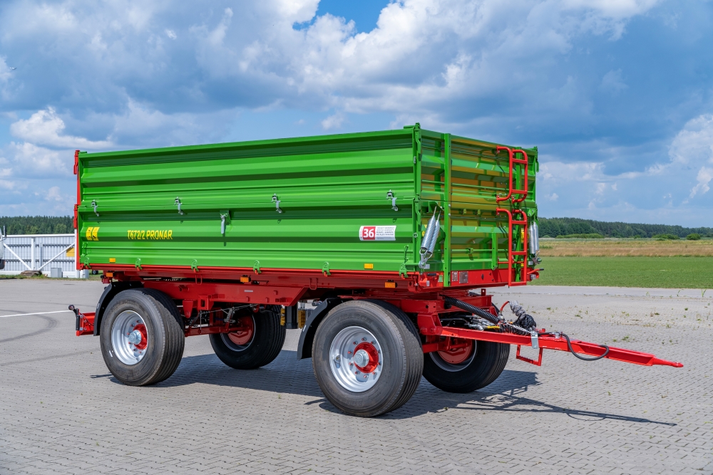 landwirtschaftskipper, aufbauwagen, grüner kupfer, landwirtschaftsanhänger, stahlrahmen