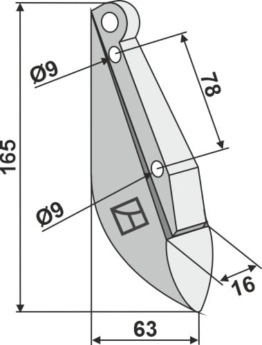 Metall Säschar - passend zu Nordsten / Kongskilde