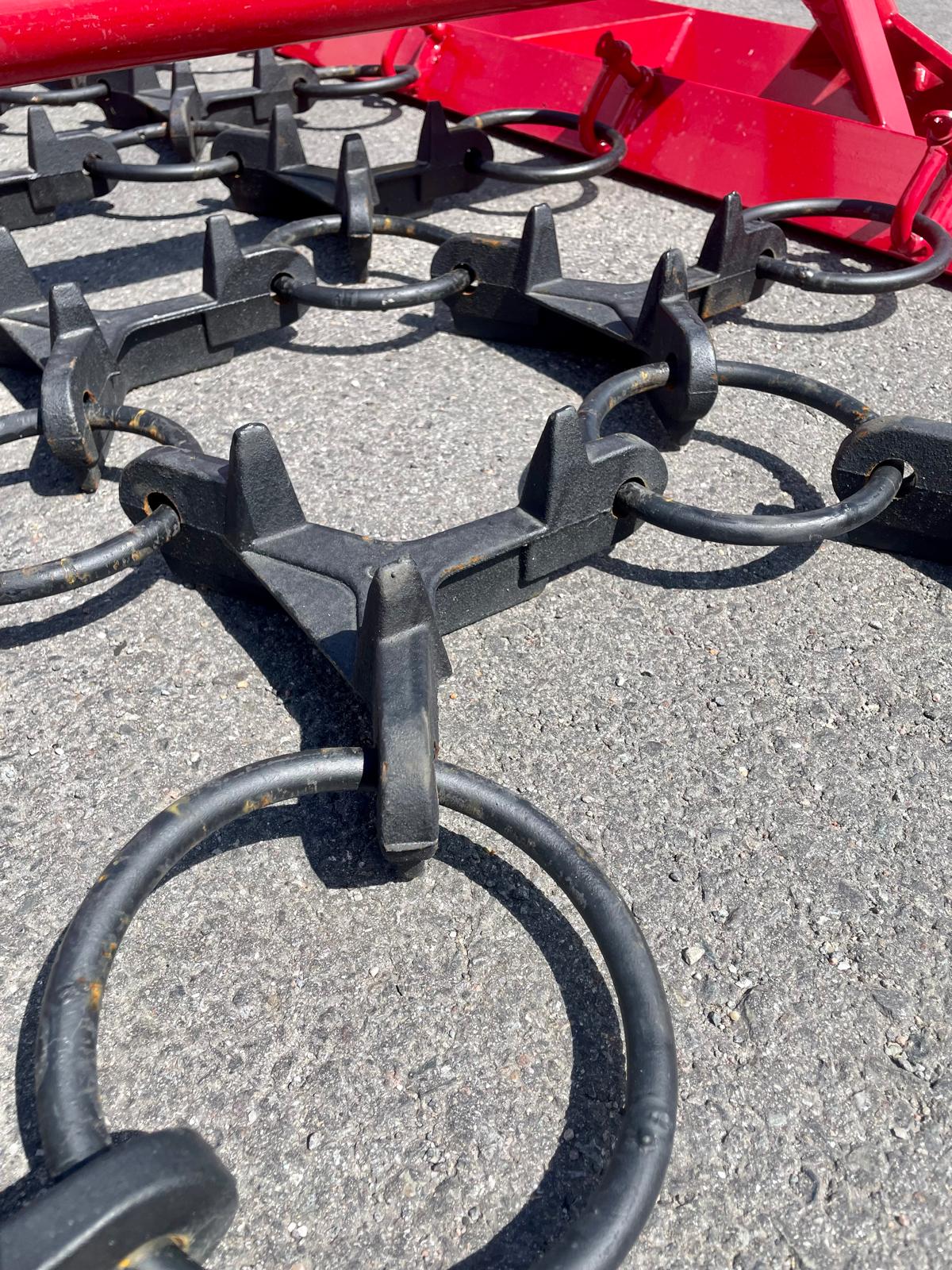 Agrargerät, Kreiselring, Schlepper, Stachelring, Metallrahmen