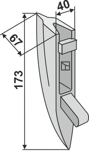 BL29342 Säscharkeil - passend zu Gaspardo G22270397
