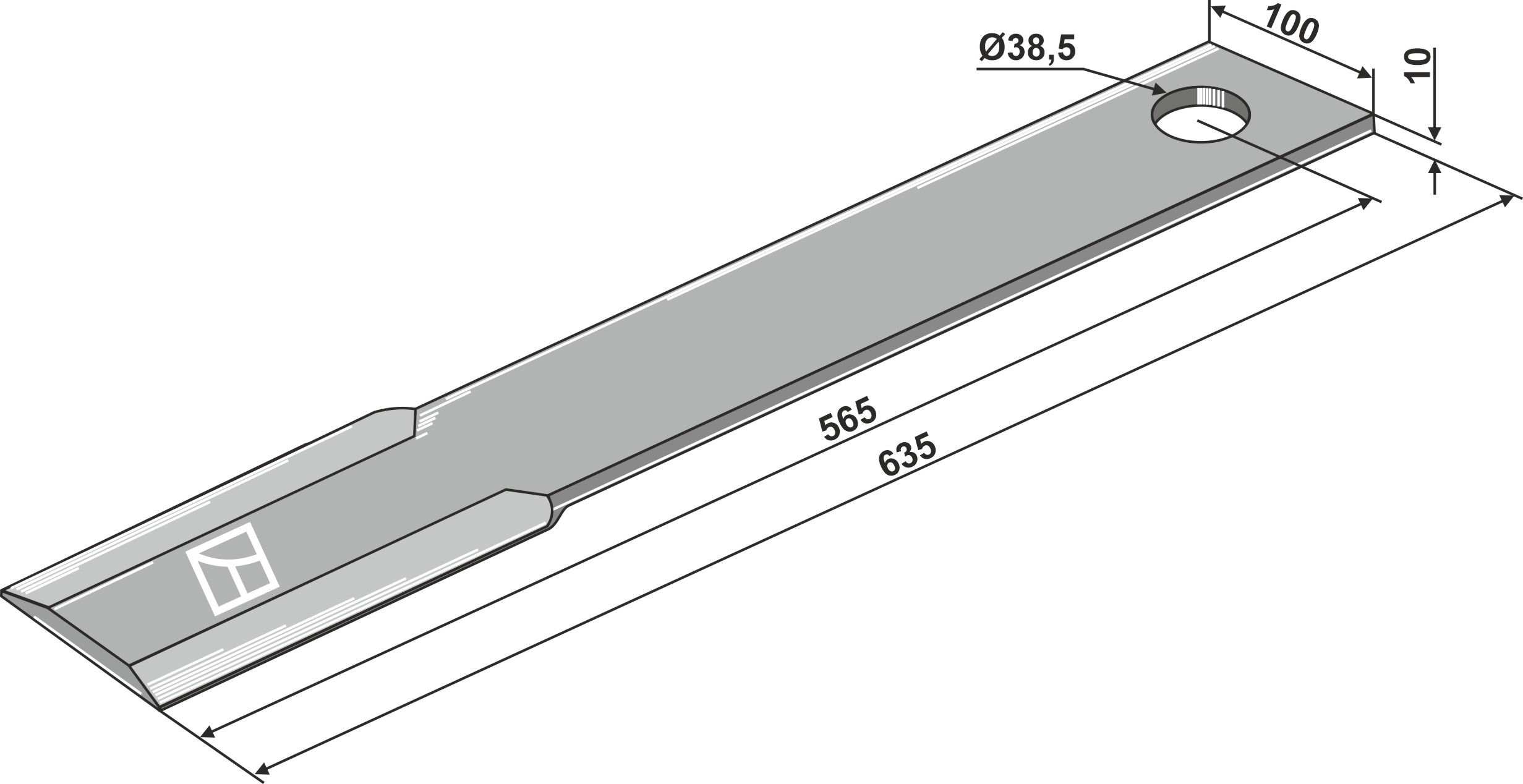 Straight knife