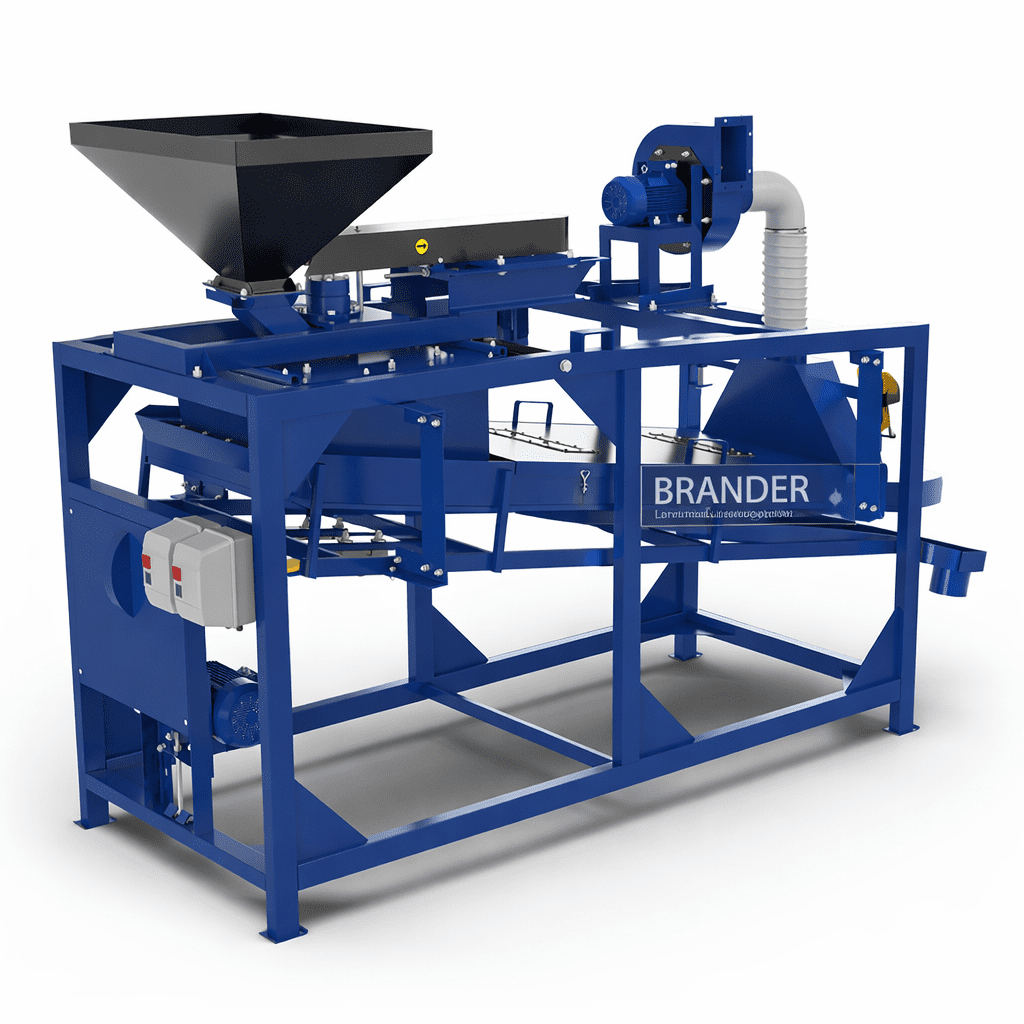Professionelle Samenschälmaschine für Sojabohnen – Effiziente Enthülsung bis 500 kg/h