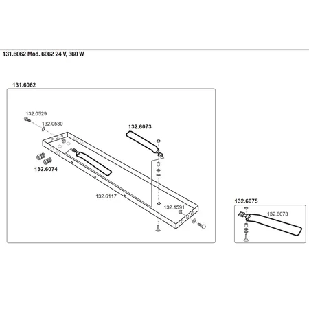 Patura auxiliary heater - for model 6062