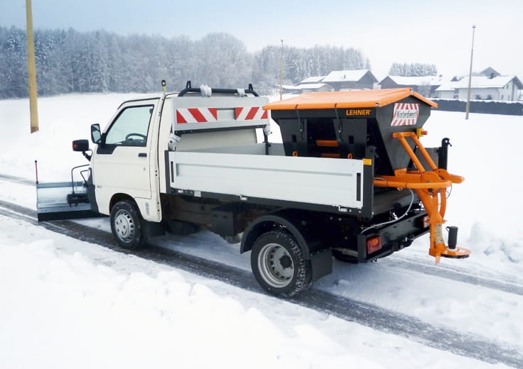 LEHNER POLARO L Streuer | 380 L Streusalz-Streuer | 12-Volt Winterdienstgerät