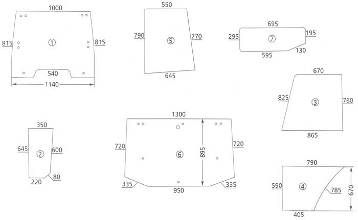 BL16795 Heckscheibe unten