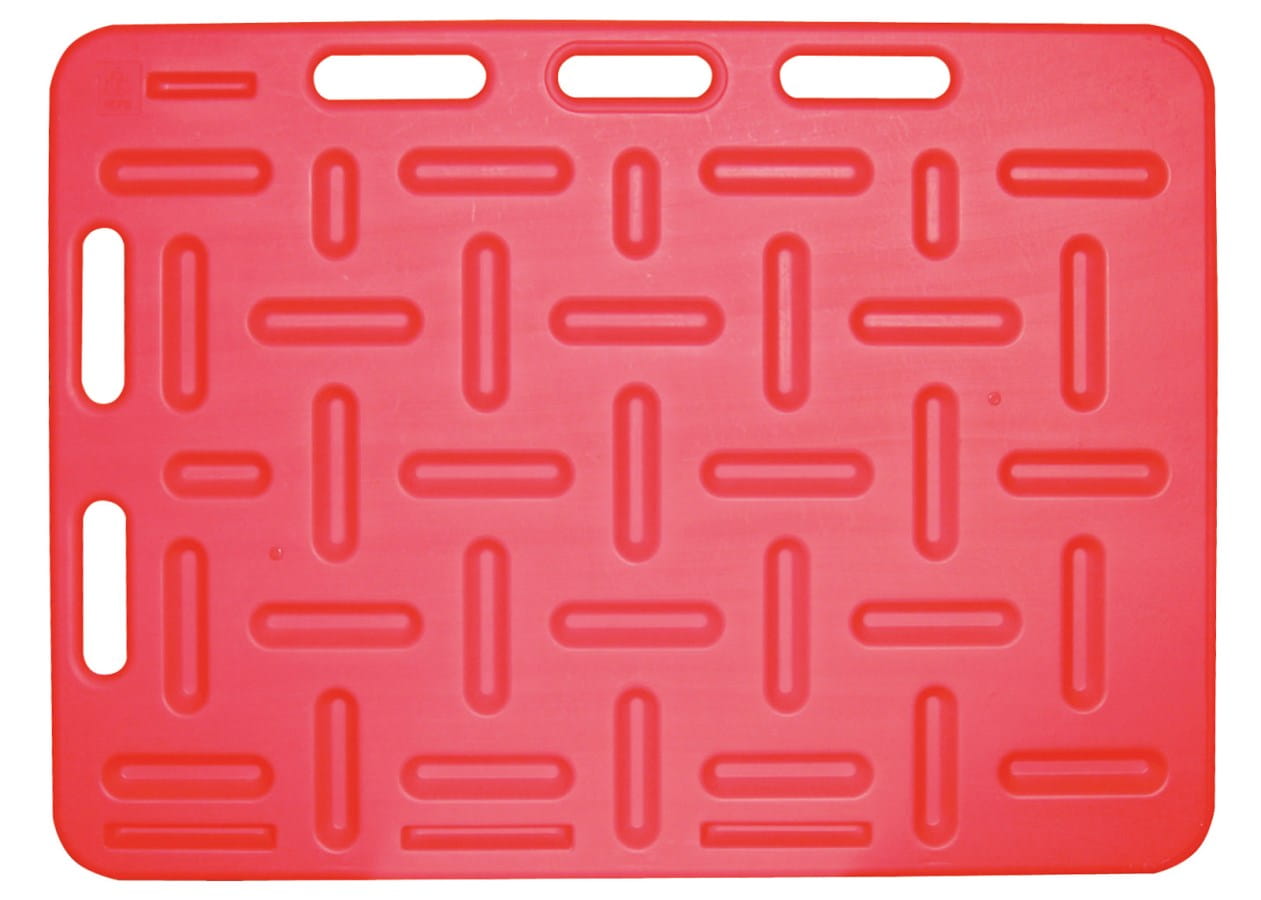 Pig herding board, red - 126 x 76cm