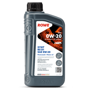 BL21151 Motorenöle Rowe - HIGHTEC SYNT RS D1 SAE 0W-20 - API SP RC/SN PLUS RC - ILSAC GF-5/-6A - GM dexos1 G