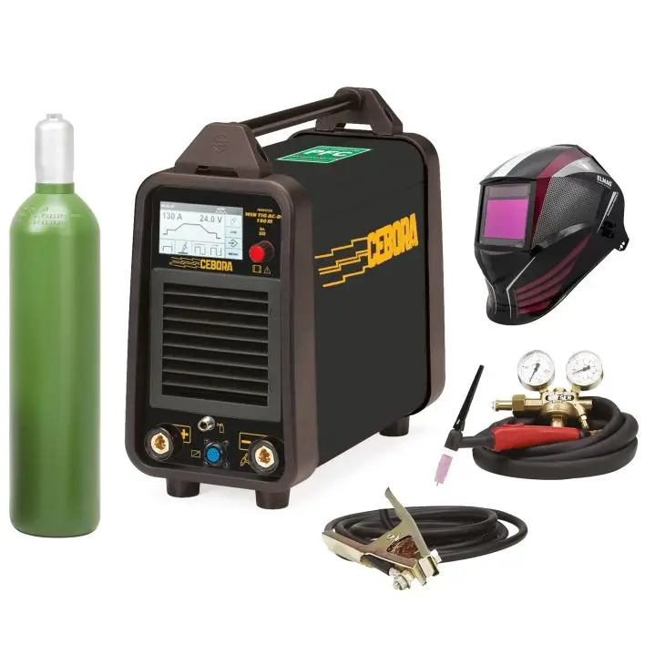 CEBORA WIN TIG AC-DC 180 M - Plug & Play SET - Professional TIG AC-DC welding inverter "PFC"