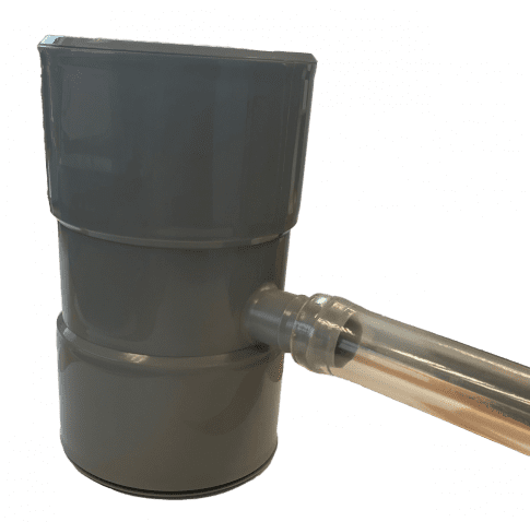 EMP Regenwasser-Fallrohrfilter DN 80/100 mit Überlaufschutz & integriertem Filtersystem