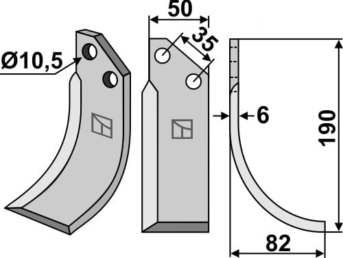 BL6376 Fräsmesser VAL-04R