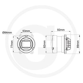 Abblendlicht LED - passend zu SDF, John Deere