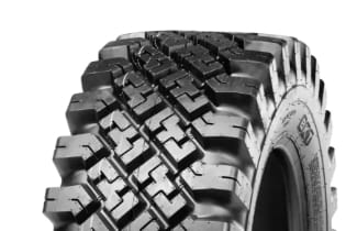 Compact loaders and skid steers tires BKT 12 - 16.5 10 PR, TL, SNOW-RIDE