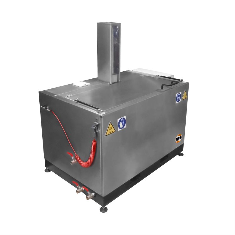 IBS Industrie-Ultraschallreinigungsanlage 530 Liter – Hochleistungs-Reinigungssystem mit 4000 W Ultraschallleistung, Pneumatikplattform und Öl-Skimmer