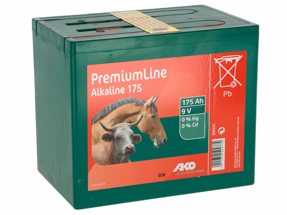 AKO Batterie Alkaline 9 V, 175 Ah