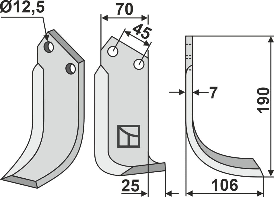 BL5642 Fräsmesser R - passend zu Nardi 6C5009