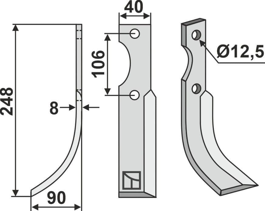 BL5483 Fräsmesser L - passend zu Maletti 1400078