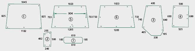 BL16746 Heckscheibe unten