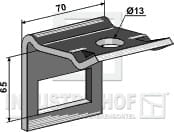 BL28630 Halter für Zinken 45 x 12