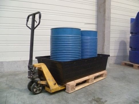 EMP Auffangwanne für 2 Fässer - 300L | Polyethylen (PEHD)