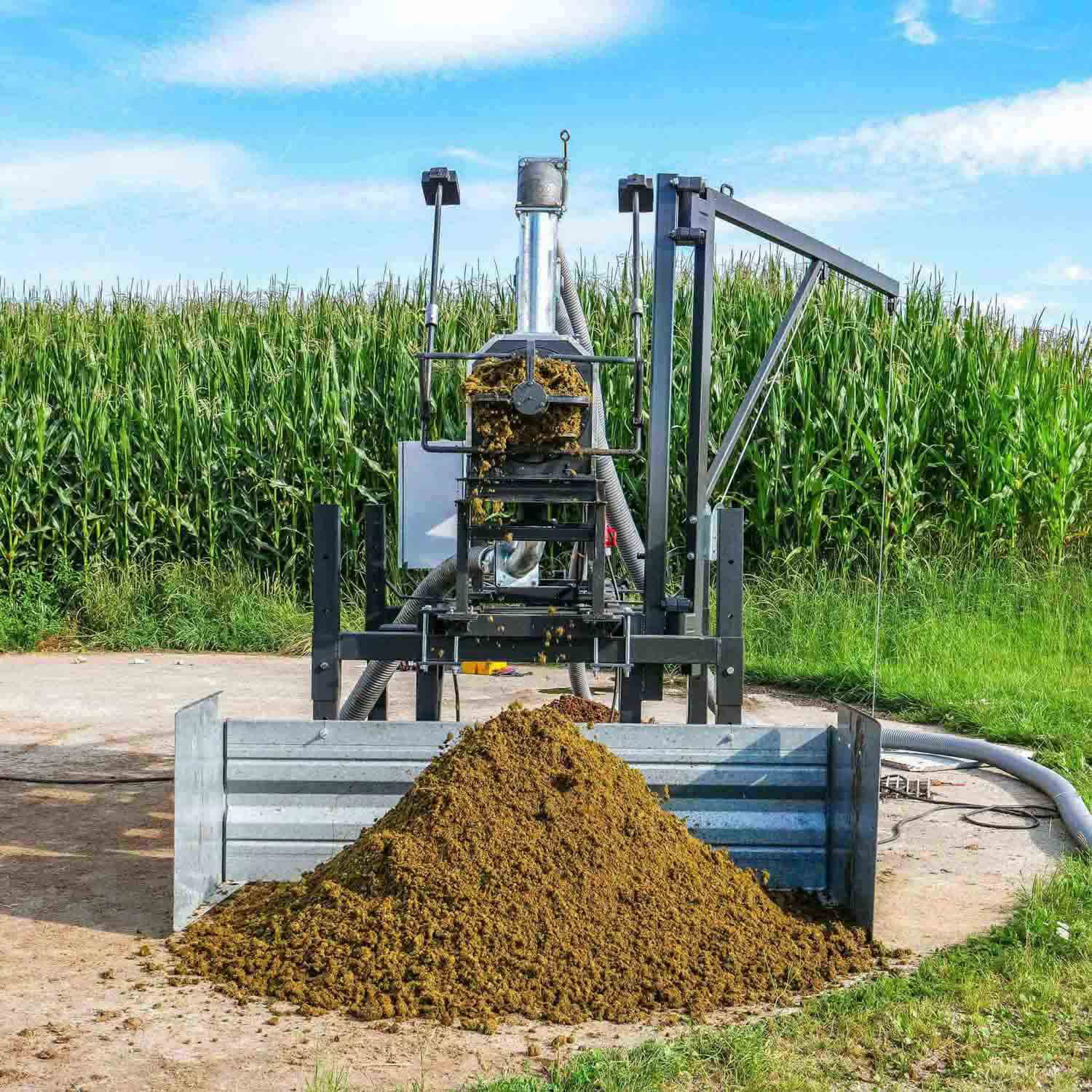 Fliegl Gülleseparator »Small« Komplettset mit Gestell – 20 m³/h, 5,5 kW