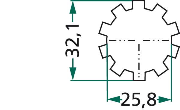 Mitnehmerscheibe 305