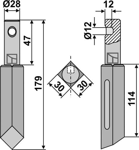 BL6074 Rotorzinken - passend zu Rau 0049048