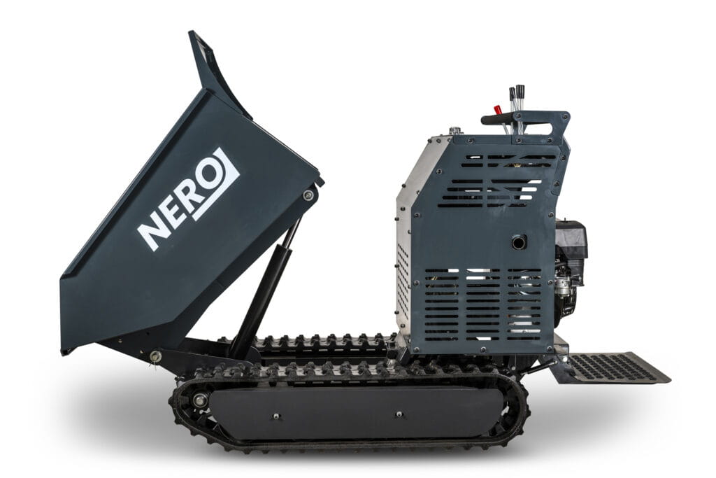 Nero 500 kg tracked dumper – Hydrostatic professional dumper with 9 hp engine