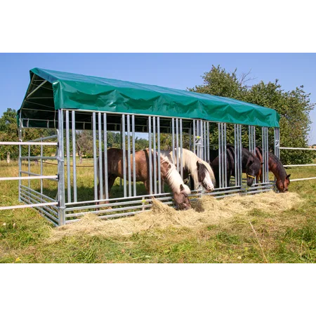 Patura Weidezelt Profi für Pferde - 3,00 x 3,60 x 3,10 / 2,60 m (L x B x H)