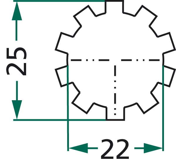 Mitnehmerscheibe 280 TB