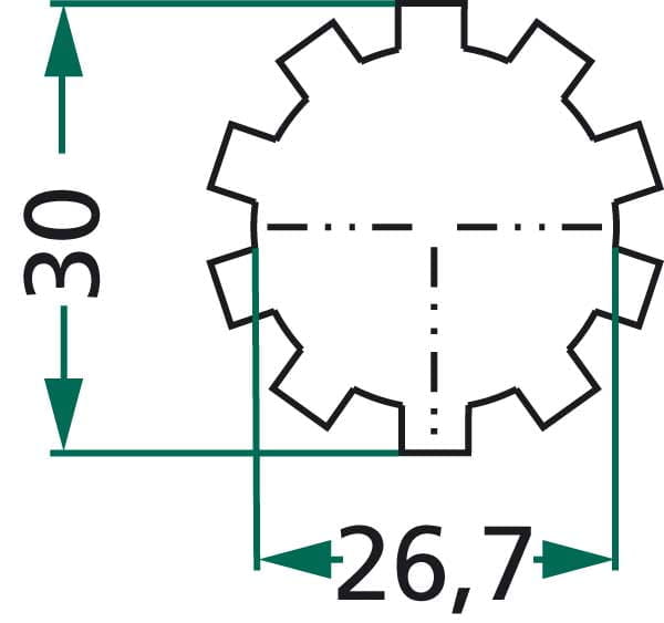 Mitnehmerscheibe 280 CE